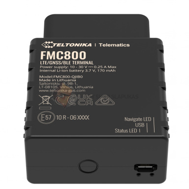 4G FMC800 TELTONIKA GPS izsekošanas ierīce 4G FMC800 TELTONIKA GPS izsekošanas ierīce