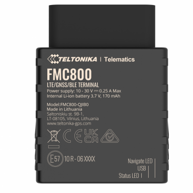 4G FMC800 TELTONIKA GPS izsekošanas ierīce 4G FMC800 TELTONIKA GPS izsekošanas ierīce