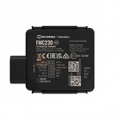 FMC230 TELTONIKA 4G GPS SEKLYS