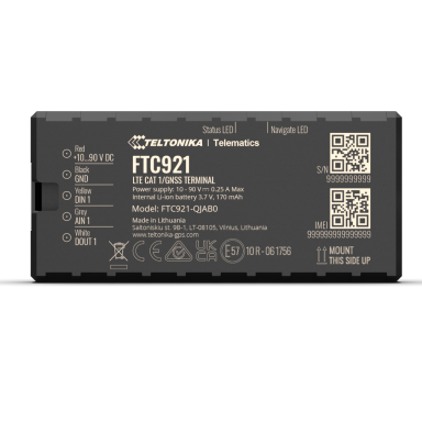 FTC921 4G TELTONIKA GPS izsekošanas ierīce FTC921 4G TELTONIKA GPS izsekošanas ierīce