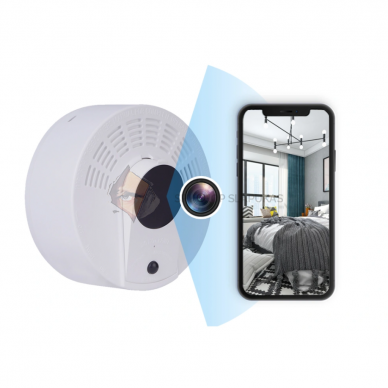 WIFI novērošanas kamera – dūmu detektora imitācija 3