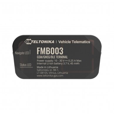 FMB003 TELTONIKA OBD  GPS IZSEKOTĀJS 2