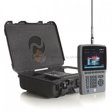Rankinis spektro analizatorius mobiliųjų telefonų, pasiklausymo įrangos ir vaizdo kamerų aptikimui 4