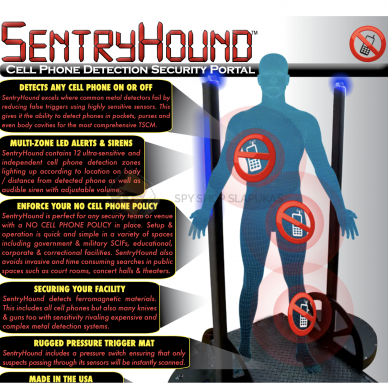 SentryHound-Pro feromagnetinis kontrabandos skenavimo įrenginys PROFESIONALAMS 6