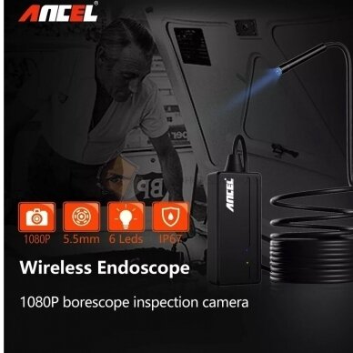 WIFI endoskopinė kamera W 2