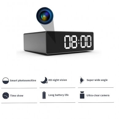WIFI surveillance camera clock S 2