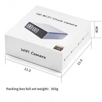 WIFI surveillance camera clock S 3