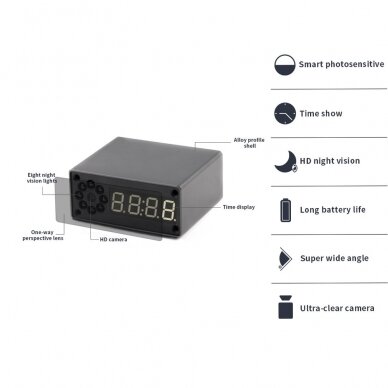 WIFI surveillance camera clock S 6