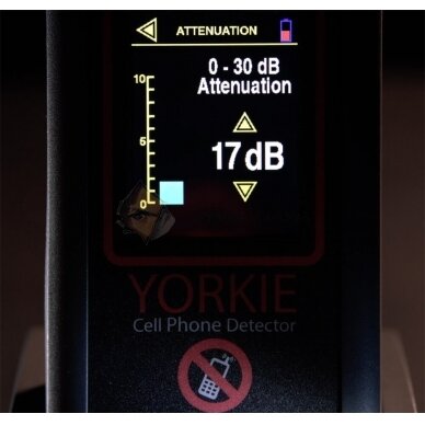 Yorkie cell phone detector for contraband detection 3
